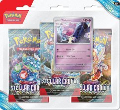 Pokémon Scarlet & Violet Stellar Crown 3 Blister Booster