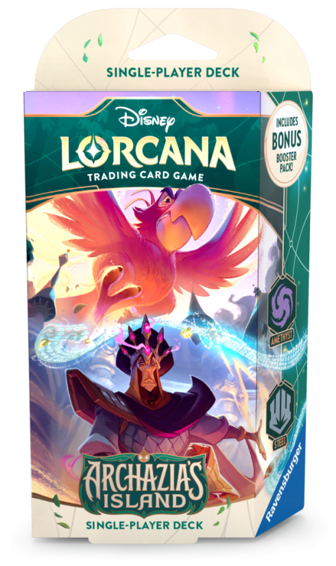Disney Lorcana - Archazia's Island - Starter Deck Amethyst & Steel Disney Lorcana - Archazia's Island - Starter Deck Amethyst & Steel