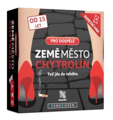Země město chytrolín: Pro dospělé - karetní hra