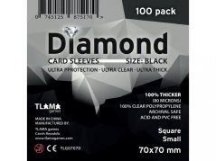 Obaly na karty Diamond Black (70x70 mm)