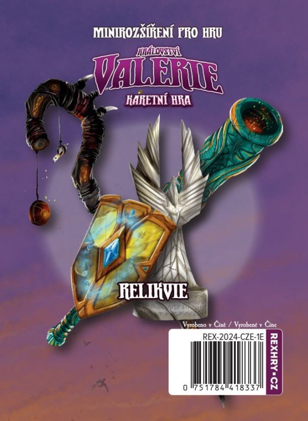 Království Valerie: Karetní hra - Relikvie