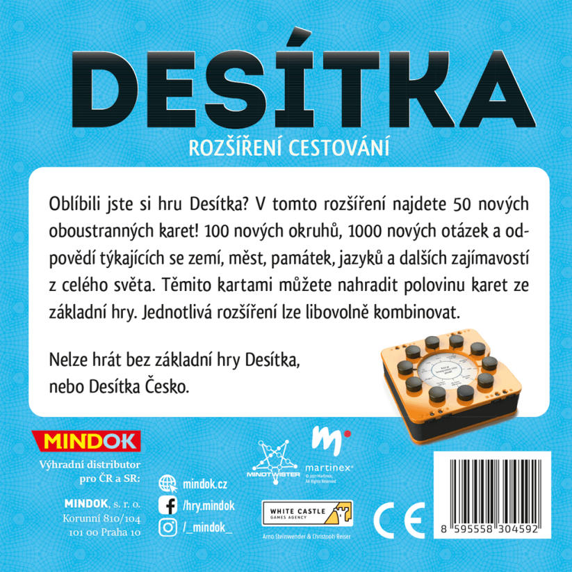 Desítka: rozšíření Cestování