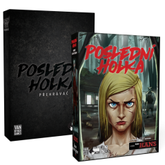 Poslední holka: Přehrávač + videokazeta Krvavý hezký stezky + promokarta Paula