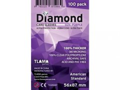 Obaly na karty Diamond Purple (56x87 mm)