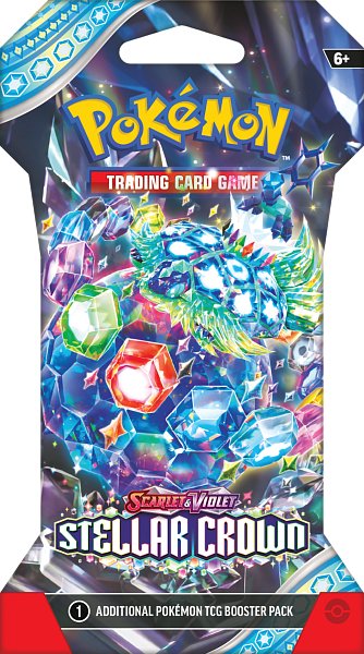 Pokémon Scarlet & Violet Stellar Crown Blister Booster