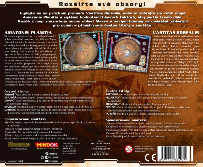 Mars: Teraformace – Amazonis & Vastitas