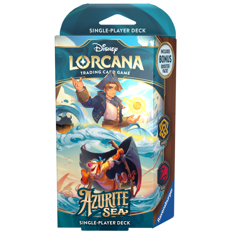 Disney Lorcana - Azurite Sea - Starter Deck Amber & Ruby