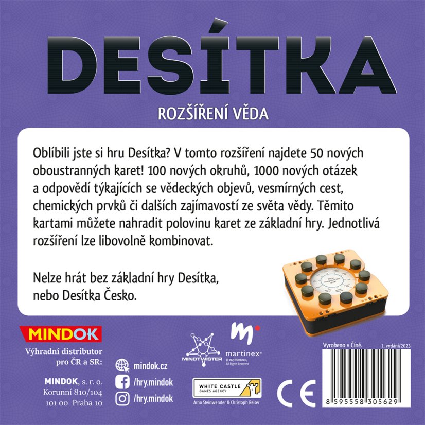 Desítka: rozšíření Věda