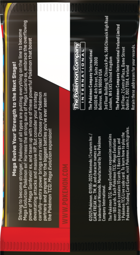 Pokémon TCG: Mega Evolution - Booster Pack
