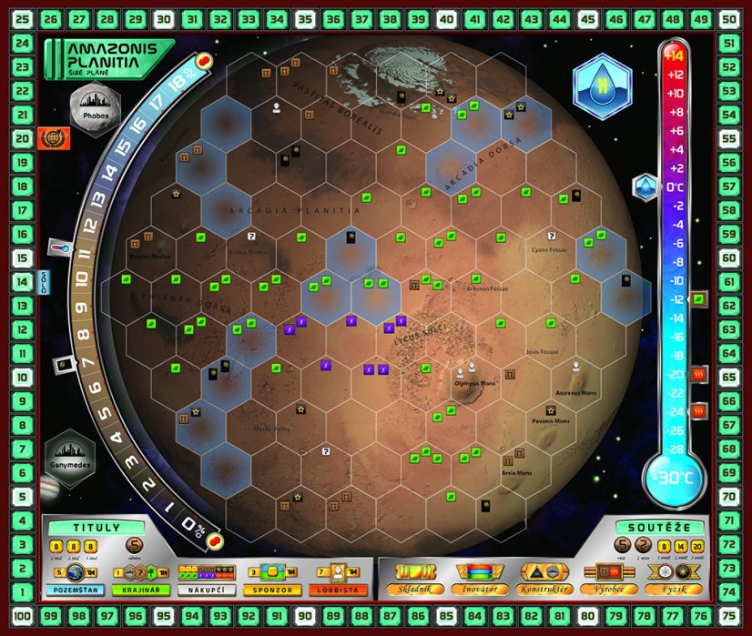 Mars: Teraformace – Amazonis & Vastitas