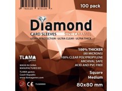 Obaly na karty Diamond Caramel (80x80 mm)