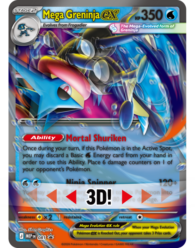 Pokémon TCG: Mega Greninja ex Premium Collection