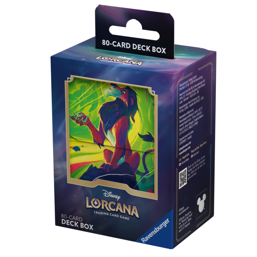 Disney Lorcana - Azurite Sea - Deck Box Scar