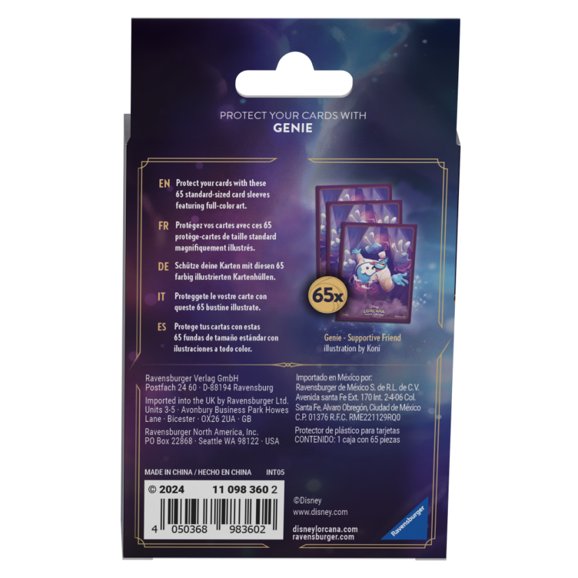 Disney Lorcana - Ursula's Return - Card Sleeves Genie