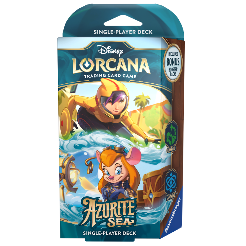 Disney Lorcana - Azurite Sea - Starter Deck Emerald & Sapphire