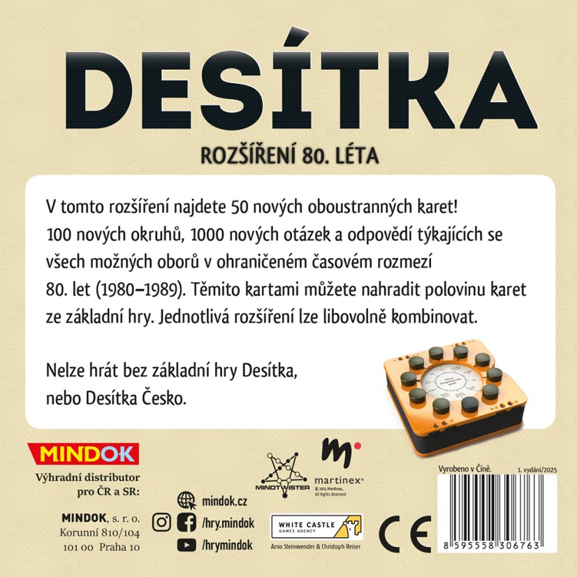 Desítka: rozšíření 80. léta