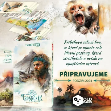 Novinka na našem e-shopu: Sólo desková hra Trosečník!