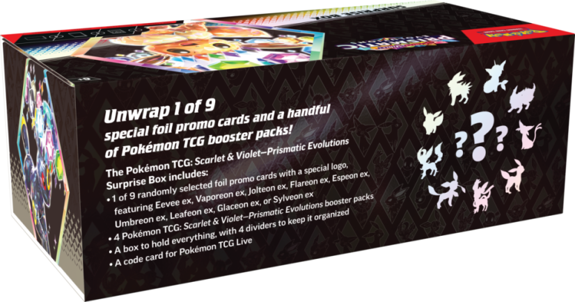 Pokémon Scarlet & Violet Prismatic Evolutions - Surprise Box Collection