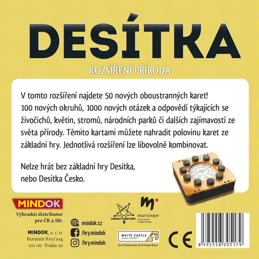 Desítka: rozšíření Příroda