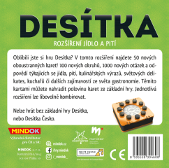 Desítka: rozšíření jídlo a pití