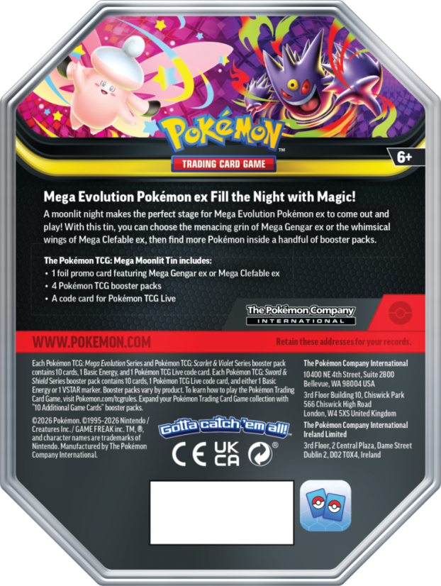 Pokémon TCG: Mega Moonlit Tin
